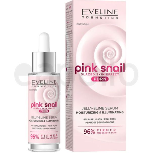 Eveline Moisturizing and Illuminating Serum 30ml - Pink Snail (Exp-12/28)