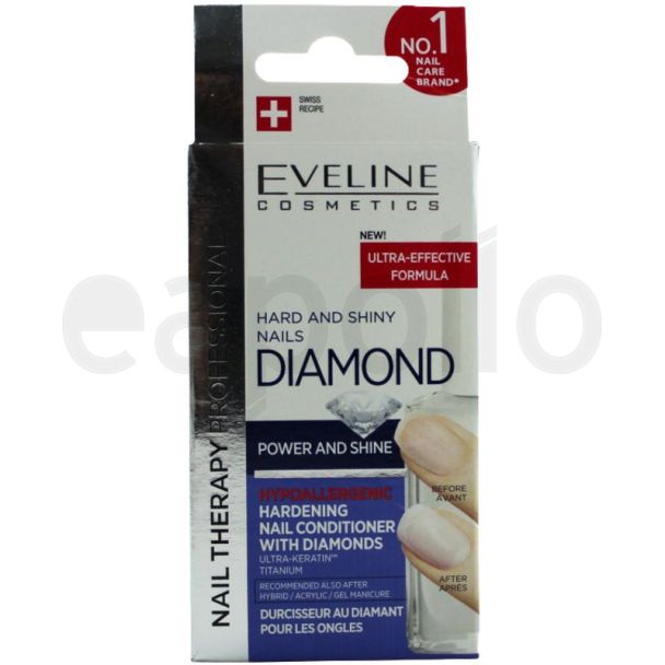 Eveline Nail Therapy Diamond Hard & Shiny Nails -12ML 