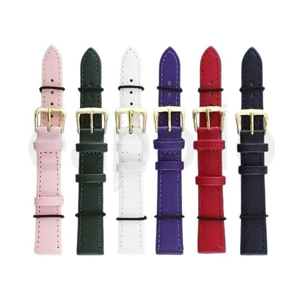 Extra Long Leather Watch Straps - Assorted - 16mm