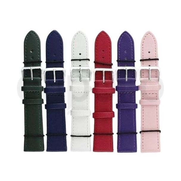 Extra Long Leather Watch Straps - Assorted - 20mm