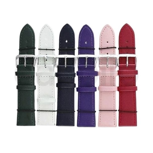 Extra Long Leather Watch Straps - Assorted - 22mm