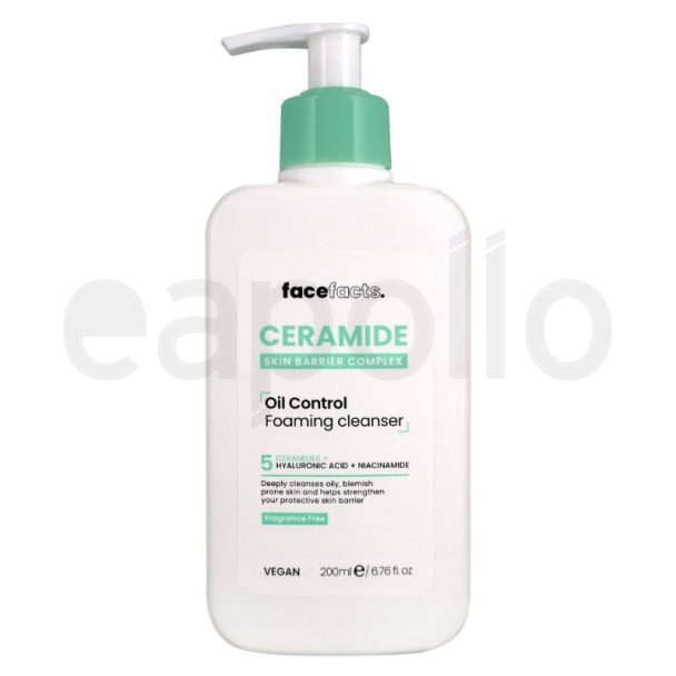 Face Facts Ceramide Oil Control Foaming Cleanser - 200ml