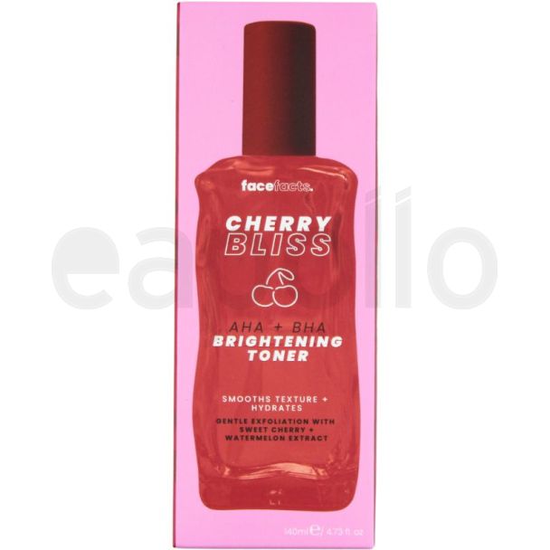 Face Facts Cherry Bliss AHA + BHA Brightening Toner (140ml)