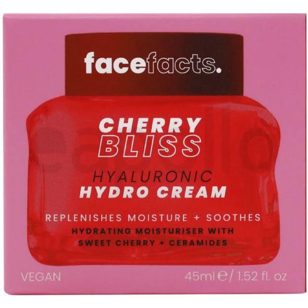 Face Facts Cherry Bliss Hyaluronic Hydro Cream - 45ml
