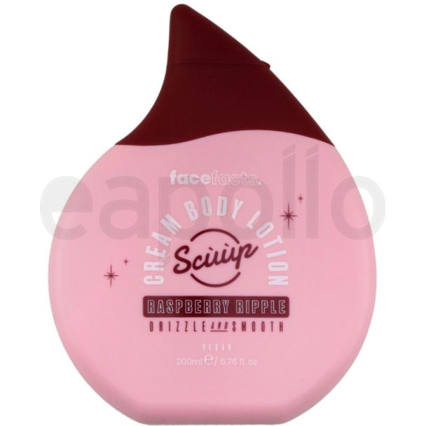 Face Facts Cream Body Lotion - Raspberry Ripple (200ml)