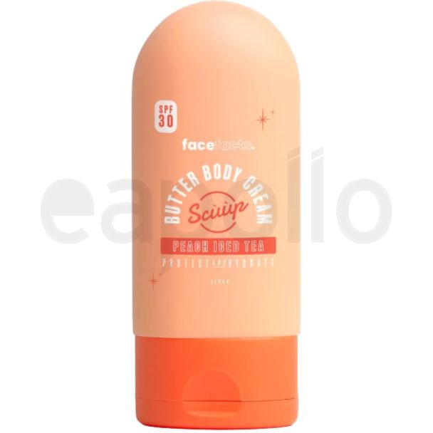 Face Facts Scủủp Peach Iced Tea SPF 30 Butter Body Cream -100ml