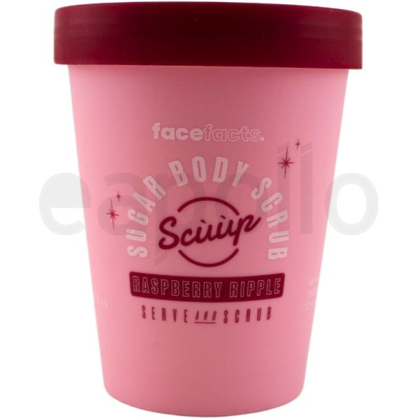 Face Facts Raspberry Ripple Sugar Body Scrub – 350g