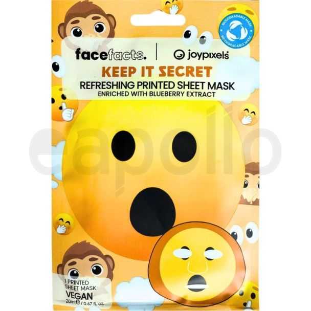 Face Facts Refreshing Printed Sheet Mask - Keep It Secret (20ml)