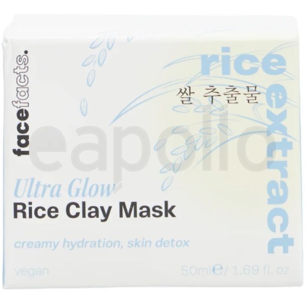 Face Facts Rice Extract Ultra Glow Rice Clay Mask - 50ml