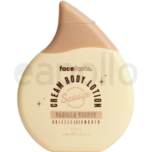 Face Facts Scuup Vanilla Velvet Cream Body Lotion - 200ml