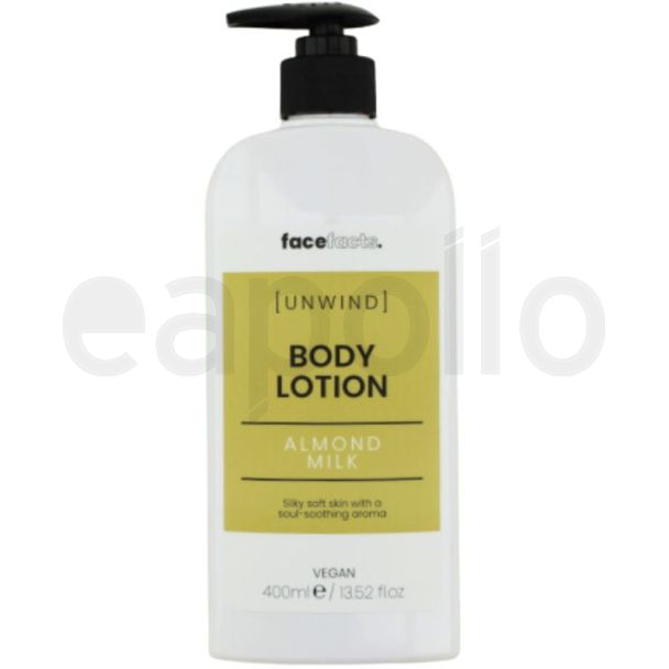 Face Facts  'Unwind' Almond Milk Body Lotion 400ml 