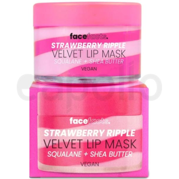 Face Facts Velvet Lip Mask- Strawberry Ripple