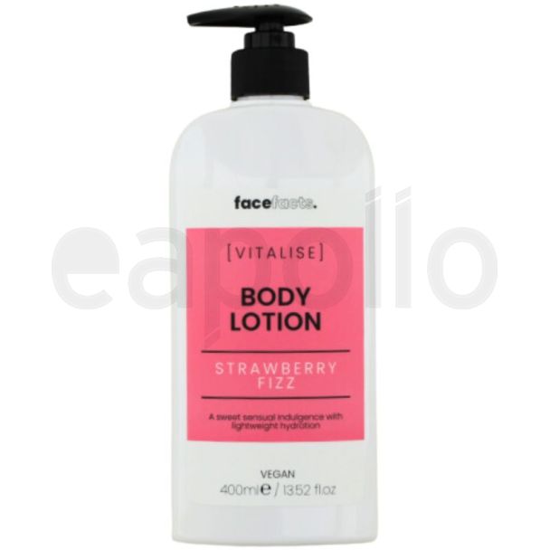 Face Facts  'Vitalise' Strawberry Fizz Body Lotion 400ml 