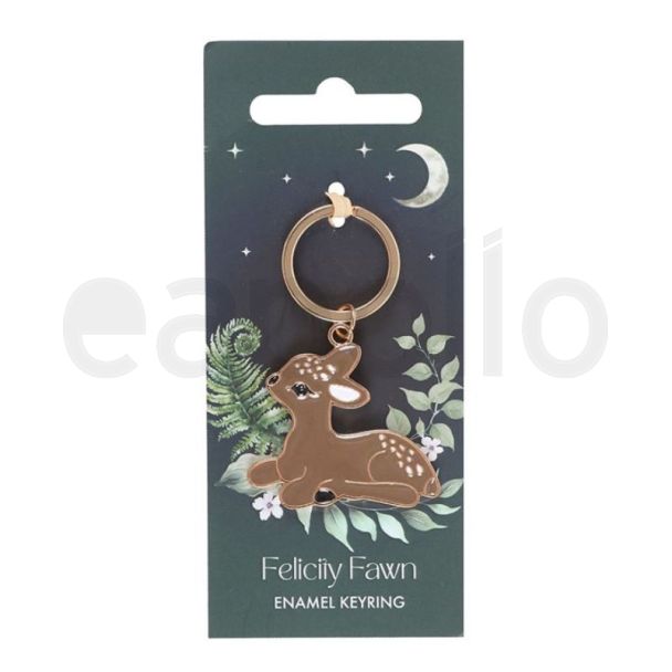 Felicity Fawn Keyring Baby Deer Design (6.5cm)