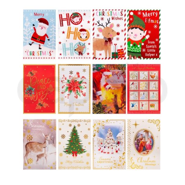 Christmas Festive Gift Cards- Assorted