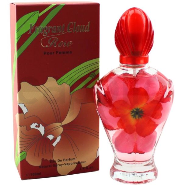 Fine Perfumery Ladies EDP Perfume - Fragrant Cloud Rose (100ml)