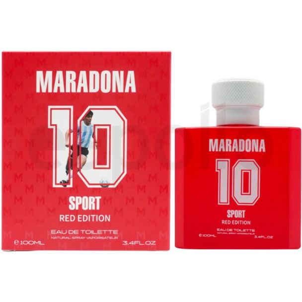 Fine Perfumery Men's EDT Perfume - Maradona Sport Red Edition (100ml)