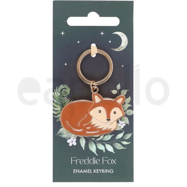 Freddie Fox Enamel Keyring – Woodland Animal Design (6cm)