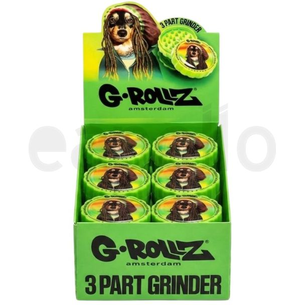 G-Rollz 3 -Part Plastic Hamdmuller - Rasta Dog 