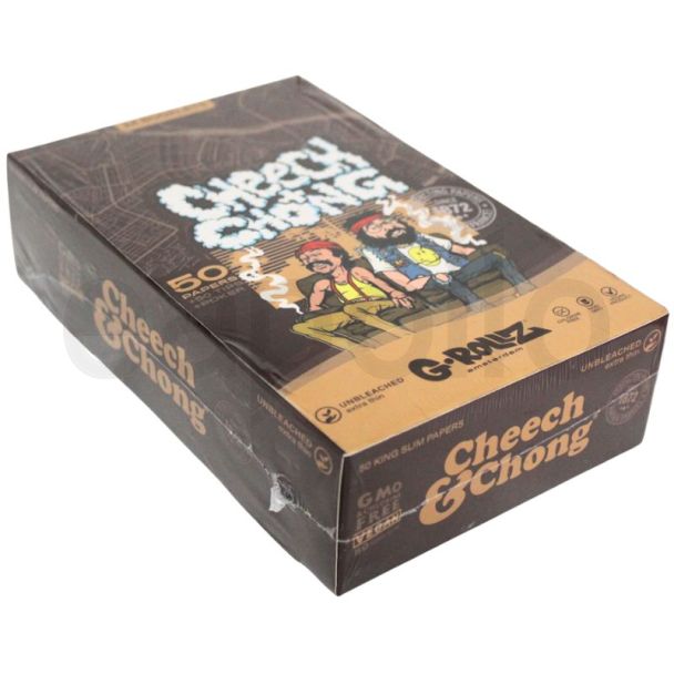 G-Rollz Cheech & Chong king Size Slim Paper + Tips 