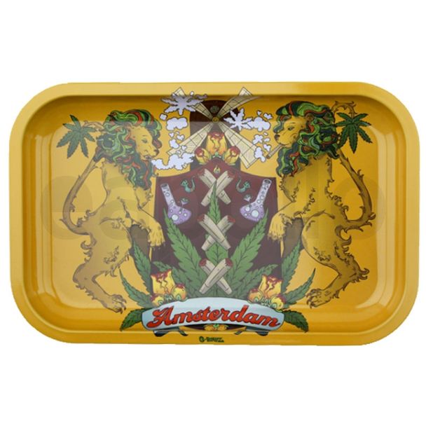 G-Rollz Metal R-Tray - Canna Lion (28 x 18 cm)