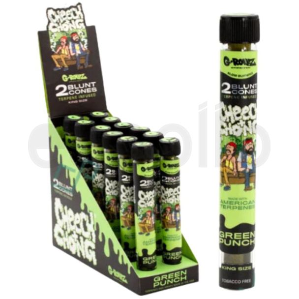 G. Rollz Cone Holder -Green Punch