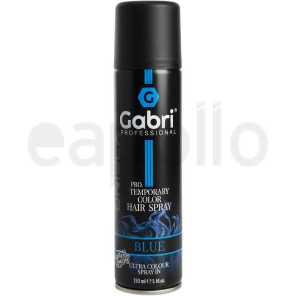 Gabri Pro Temporary Color Hair Spray- Blue 150ml (BB-09/29)