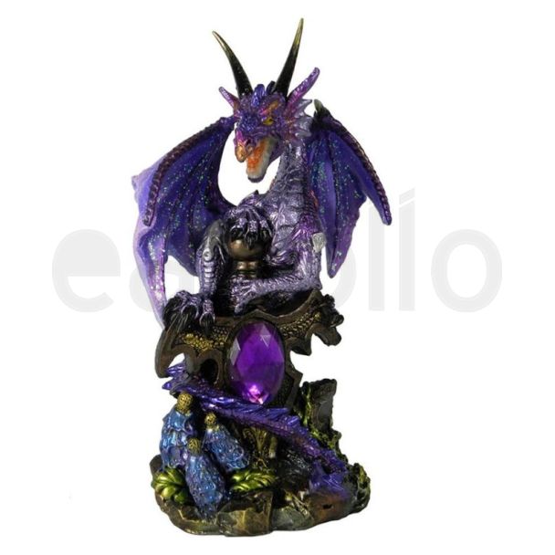 Galeru Metallic Dragon Figurines 13cm - Assorted