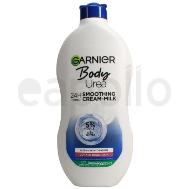 Garnier Body Urea 24HR Hydra Smoothing Cream-Milk Lotion - 400ml