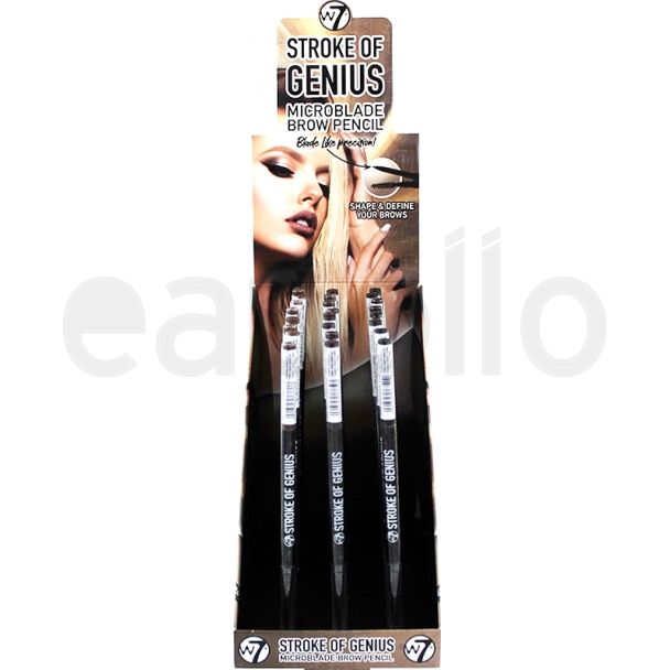 Wholesale W7 Stroke Of Genius MicroBlade Brow Pencil - Assorted