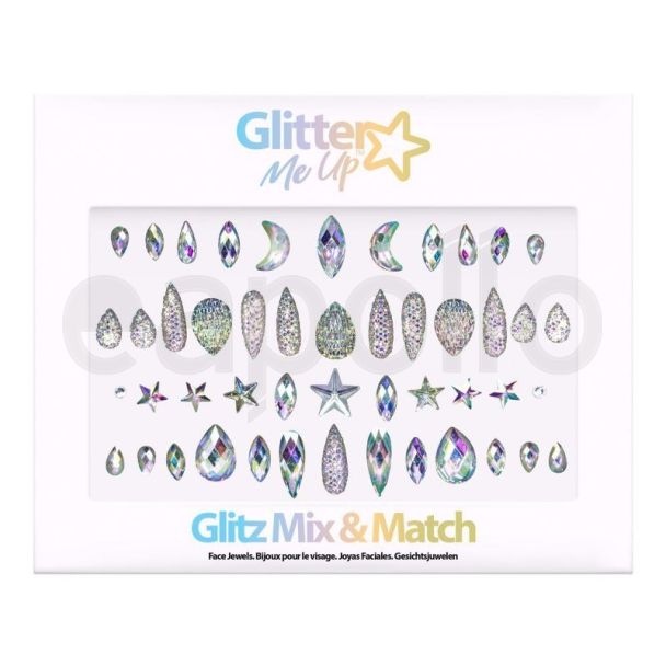 Wholesale Glitter Me Up Festival Face Jewels - Glitz Mix & Match