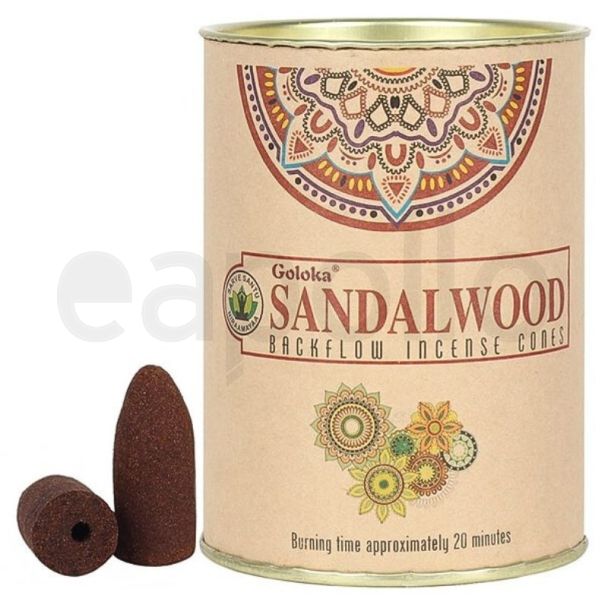 Goloka Backflow Incense Cones 