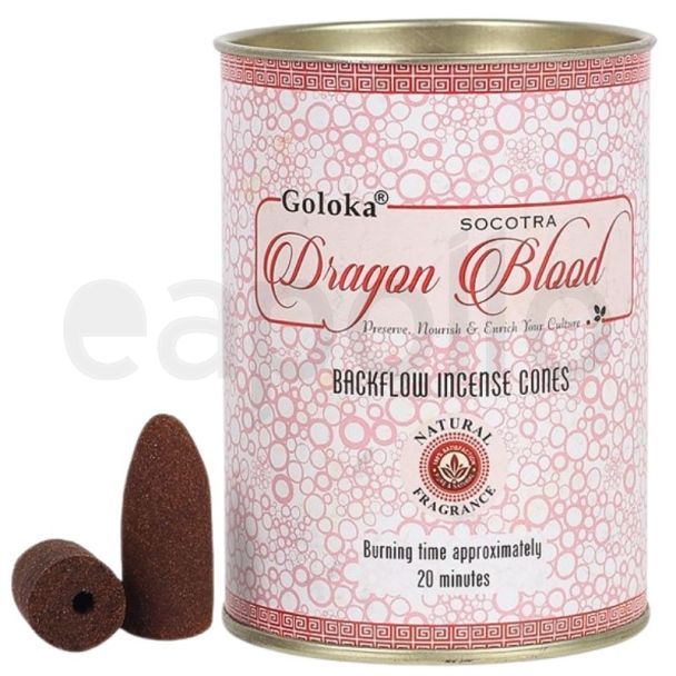 Goloka Backflow Incense Cones 