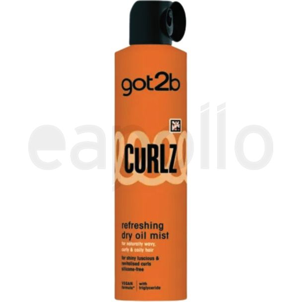 Got2b Curlz Refreshing Dry Oil Mist - 200ml