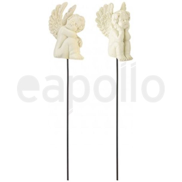 Graveside Cherub on Stake Ornament – Assorted Design