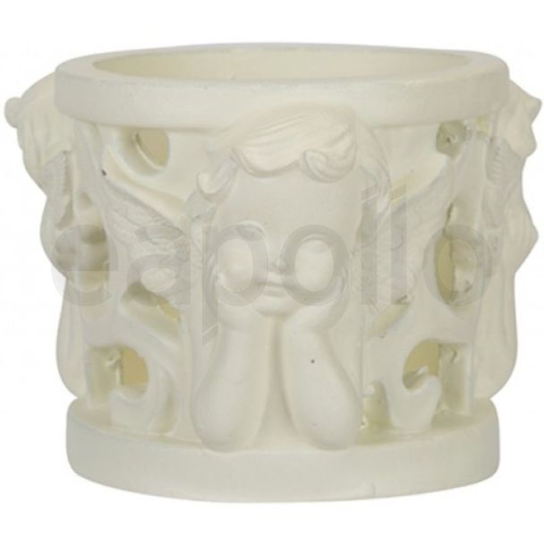 Graveside Cherub Tea Light Candle Holder