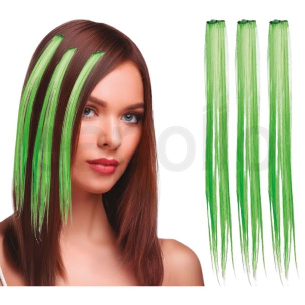 Hair Extensions - Green- 50cm