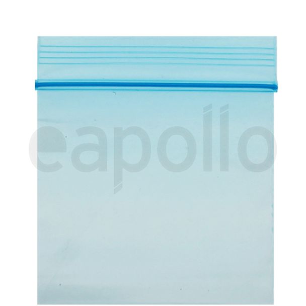 Wholesale Grip Seal Plain Bags Blue (50 x 50 mm)