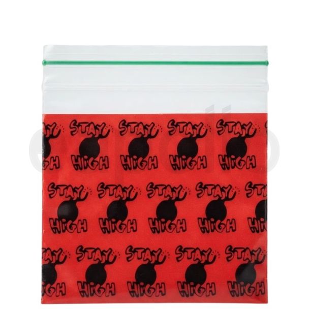Grip Seal Bomb Printed Bags (30 x 30mm)
