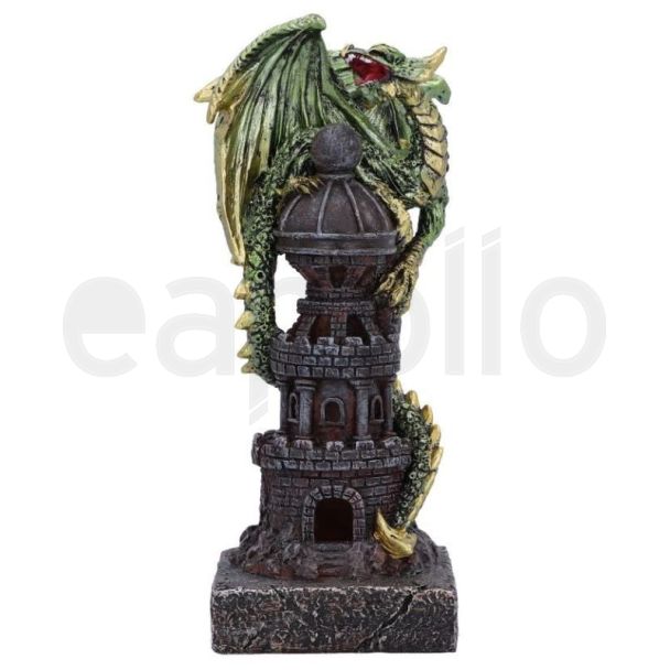 Guardian of the Tower Green Dragon Figurine 17.7cm