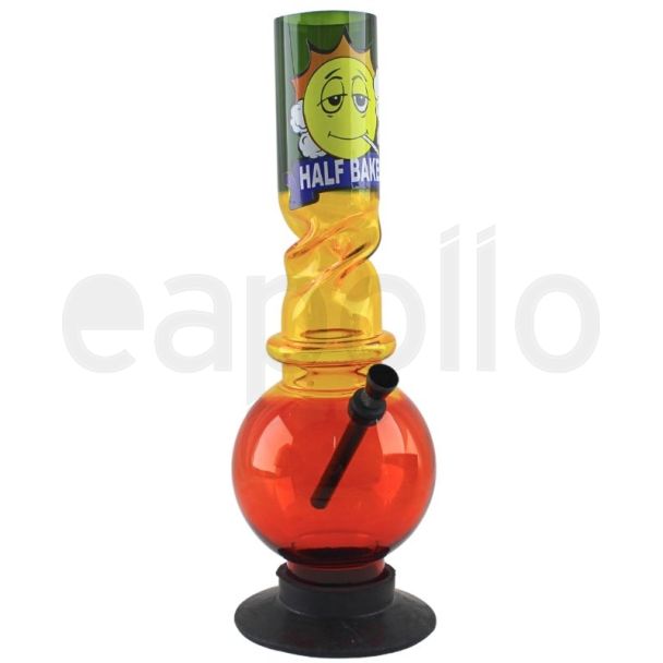 Half Baked Acrylic “Hairy Mary” Design Waterpipe 
