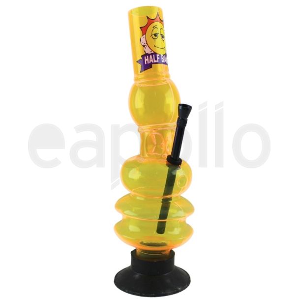 Half Baked Acrylic “There She Goes” Design Waterpipe (12Inch)