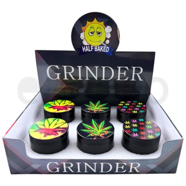 Half Baked Leaf Design 4-Part Handmuller - Assorted 