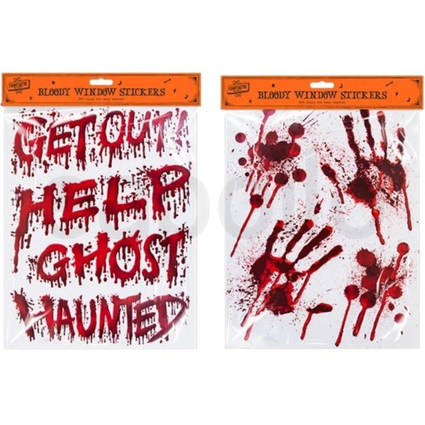 Halloween Blood Window Stickers