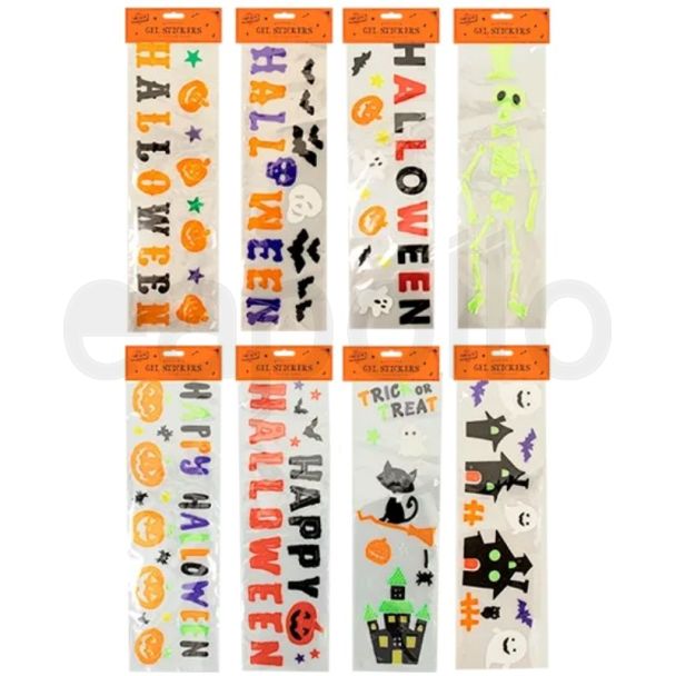 Halloween Gel Stickers - Assorted Design