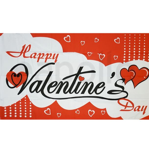 Wholesale Happy Valentines Day Flag 5ft x 3ft