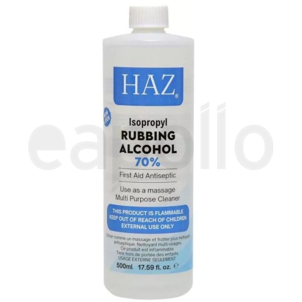Wholesale Haz Isoprophyl Rubbing Alcohol 70% - 500ml