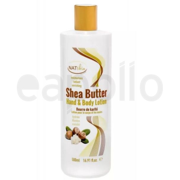Wholesale Haz Natskin Shea Butter Hand & Body Lotion - 500ml