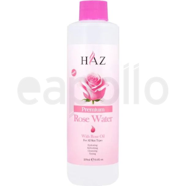 Haz Premium Rose Water With Rose Oil-250ml