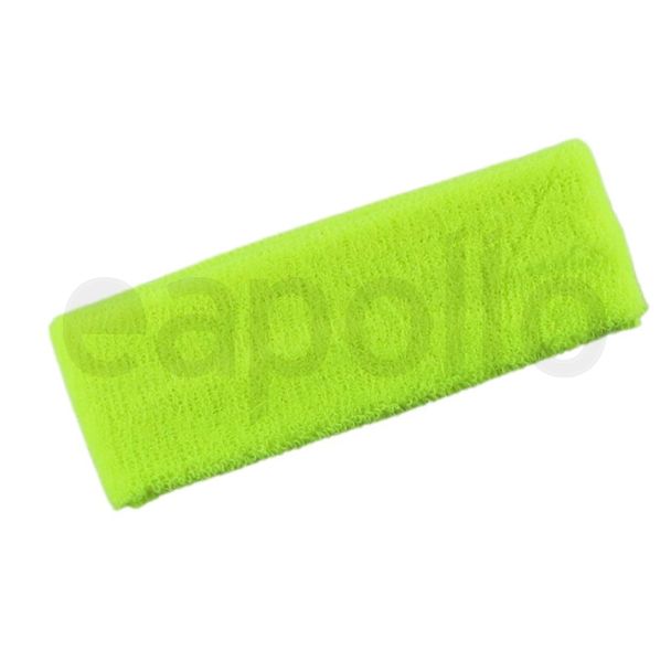 Wholesale Head Sweatbands Neon Yellow